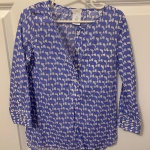 Girls Size 4 Crewcuts Elephant Print Tunic